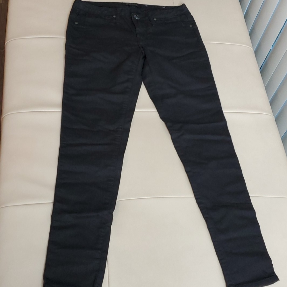 Stitch's Snake Print Black Denim